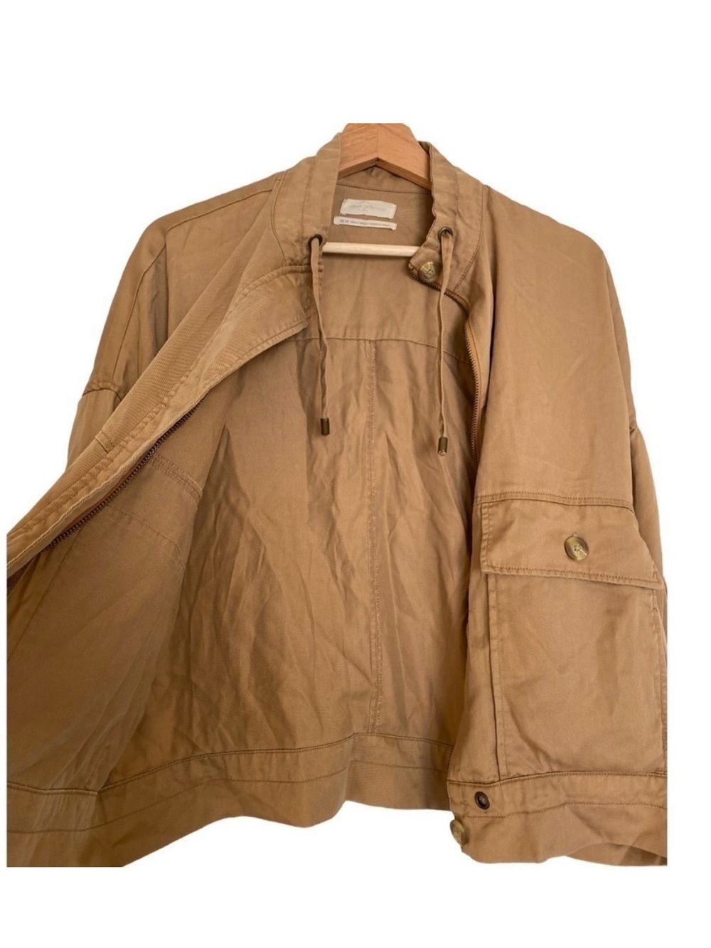 Urban Outfitters Light Tan Utility Jacket with Front Pockets - Picture 5 of 8